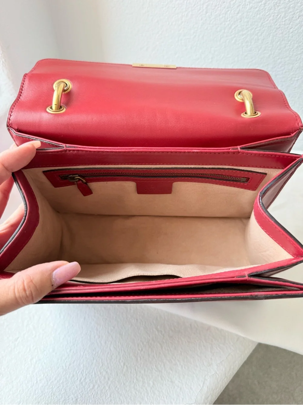 AUTHENTIC GUCCI Queen Margaret Bee Top Handle + COA + Web Strap